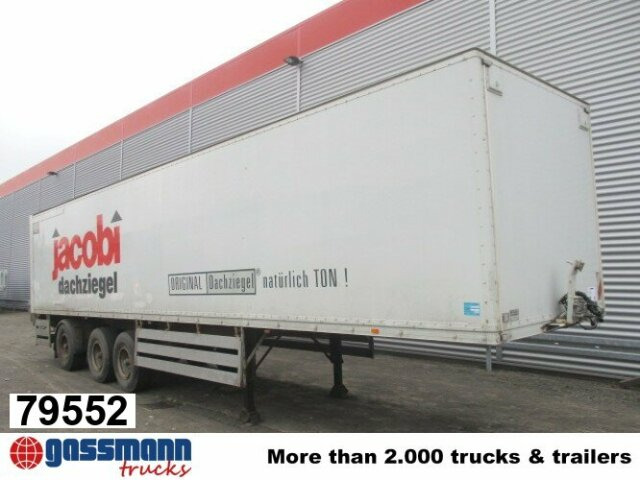 Kögel SF 24 Kofferauflieger, gelenkte Achse, Rolltor, - نصف مقطورة صندوق مغلق: صورة 1 Kögel SF 24 Kofferauflieger, gelenkte Achse, Rolltor, - نصف مقطورة صندوق مغلق: صورة 1