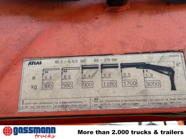 Kran Atlas 60.1, Funk, Winde - ونش كرين: صورة 2 Kran Atlas 60.1, Funk, Winde - ونش كرين: صورة 2