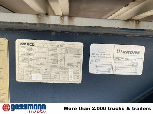 Krone AZW 18 - مقطورة نقل الحاويات: صورة 5 Krone AZW 18 - مقطورة نقل الحاويات: صورة 5
