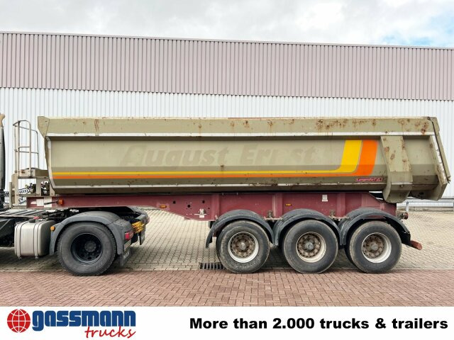 Langendorf SKS-HS 24/28, Stahlmulde ca. 24m³, Liftachse - قلابة نصف مقطورة نصف مقطورة قلابة: صورة 3 Langendorf SKS-HS 24/28, Stahlmulde ca. 24m³, Liftachse - قلابة نصف مقطورة نصف مقطورة قلابة: صورة 3