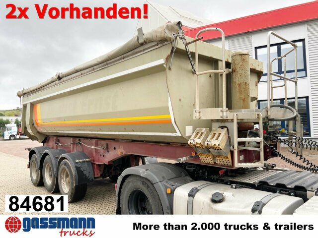 Langendorf SKS-HS 24/28, Stahlmulde ca. 24m³, Liftachse - قلابة نصف مقطورة نصف مقطورة قلابة: صورة 1 Langendorf SKS-HS 24/28, Stahlmulde ca. 24m³, Liftachse - قلابة نصف مقطورة نصف مقطورة قلابة: صورة 1