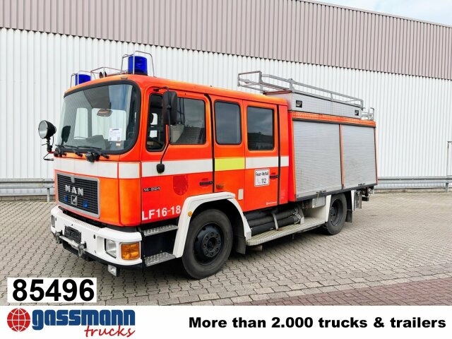 MAN 14.224 F 4x2 BB Doka, LF 16/18 - سيارة إطفاء: صورة 1 MAN 14.224 F 4x2 BB Doka, LF 16/18 - سيارة إطفاء: صورة 1