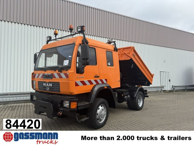 MAN 14.225 LAK 4x4 BB Doka, Winterdienstausstattung - شاحنة قلاب: صورة 1 MAN 14.225 LAK 4x4 BB Doka, Winterdienstausstattung - شاحنة قلاب: صورة 1