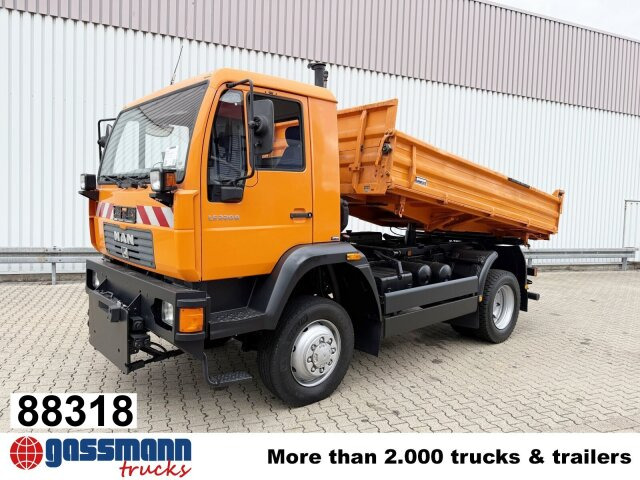 MAN 14.225 LAK 4x4 BB, Winterdienstausstattung - شاحنة قلاب: صورة 1 MAN 14.225 LAK 4x4 BB, Winterdienstausstattung - شاحنة قلاب: صورة 1