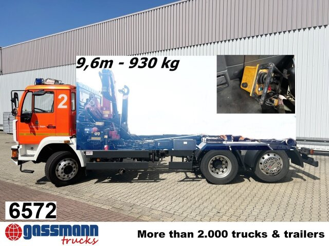 MAN 25/18.284 6x2-4 LL,Kran HMF 1113 K3, Funk, - شاحنة ذات خطاف, شاحنة كرين: صورة 1 MAN 25/18.284 6x2-4 LL,Kran HMF 1113 K3, Funk, - شاحنة ذات خطاف, شاحنة كرين: صورة 1