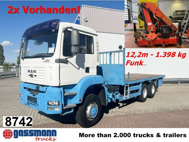 MAN TGA 26.310 6X6 BB, Kran PALFINGER PK 23002 C, - شاحنات مسطحة, شاحنة كرين: صورة 1 MAN TGA 26.310 6X6 BB, Kran PALFINGER PK 23002 C, - شاحنات مسطحة, شاحنة كرين: صورة 1