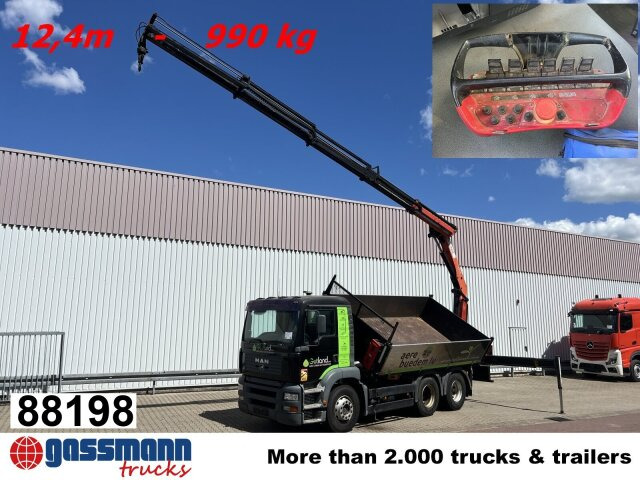 MAN TGA 26.363 6x4 BB, PK 16502 C Kran, absattelbar, - شاحنة قلاب, شاحنة كرين: صورة 1 MAN TGA 26.363 6x4 BB, PK 16502 C Kran, absattelbar, - شاحنة قلاب, شاحنة كرين: صورة 1