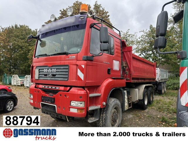 MAN TGA 26.480 6X6H BL, HYDRODRIVE, Intarder, - شاحنة قلاب: صورة 1 MAN TGA 26.480 6X6H BL, HYDRODRIVE, Intarder, - شاحنة قلاب: صورة 1
