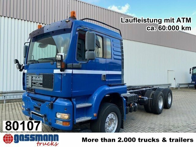 MAN TGA 26.480 6x4 FDLK, Winterdienstausstattung - شاحنة هيكل كابينة: صورة 1 MAN TGA 26.480 6x4 FDLK, Winterdienstausstattung - شاحنة هيكل كابينة: صورة 1
