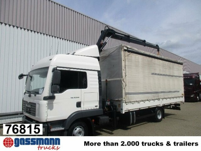 MAN TGL 12.240BL 4x2, mit Kran Hiab 088 mit Funk - شاحنة ستارة, شاحنة كرين: صورة 1 MAN TGL 12.240BL 4x2, mit Kran Hiab 088 mit Funk - شاحنة ستارة, شاحنة كرين: صورة 1