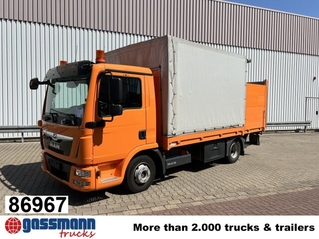 MAN TGL 7.180 4X2 BL mit LBW BÄR - شاحنات مسطحة: صورة 1 MAN TGL 7.180 4X2 BL mit LBW BÄR - شاحنات مسطحة: صورة 1