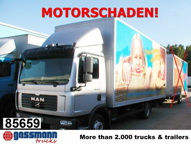 MAN TGL 8.210 4X2 BL mit LBW MBB, MOTORSCHADEN! - شاحنة مقفلة: صورة 1 MAN TGL 8.210 4X2 BL mit LBW MBB, MOTORSCHADEN! - شاحنة مقفلة: صورة 1