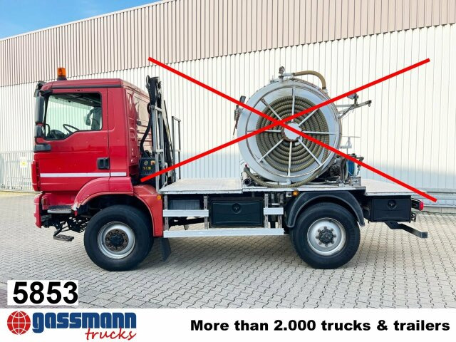 MAN TGM 13.250/340 4X4BL, Einzelbereifung, 2x - شاحنة هيكل كابينة, شاحنة كرين: صورة 1 MAN TGM 13.250/340 4X4BL, Einzelbereifung, 2x - شاحنة هيكل كابينة, شاحنة كرين: صورة 1