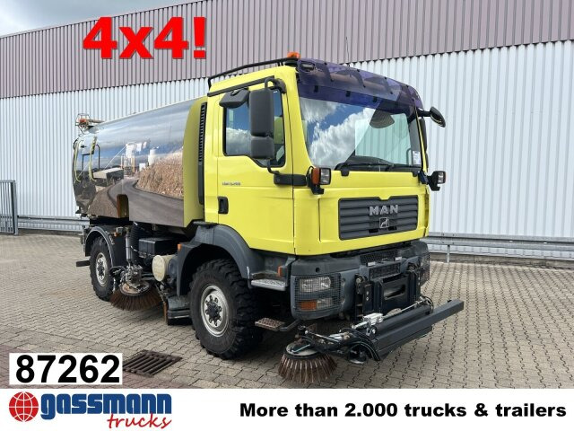 MAN TGM 13.280 4X4 BL, Kehhrmaschine Nothelfer Kobit - سياره كنس شوارع: صورة 1 MAN TGM 13.280 4X4 BL, Kehhrmaschine Nothelfer Kobit - سياره كنس شوارع: صورة 1