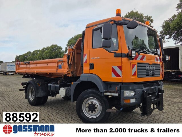 MAN TGM 15.240 4X4 BL, Winterdienstausstattung - شاحنة قلاب: صورة 1 MAN TGM 15.240 4X4 BL, Winterdienstausstattung - شاحنة قلاب: صورة 1
