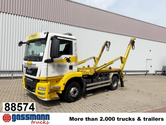 MAN TGM 15.250 4x2 LL, Tele-Absetzer - شاحنة نقل المخلفات: صورة 1 MAN TGM 15.250 4x2 LL, Tele-Absetzer - شاحنة نقل المخلفات: صورة 1