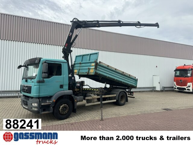 MAN TGM 18.290 4x2 LL, EEV, Kran Hiab XS 111 ES-3 - شاحنة قلاب, شاحنة كرين: صورة 1 MAN TGM 18.290 4x2 LL, EEV, Kran Hiab XS 111 ES-3 - شاحنة قلاب, شاحنة كرين: صورة 1