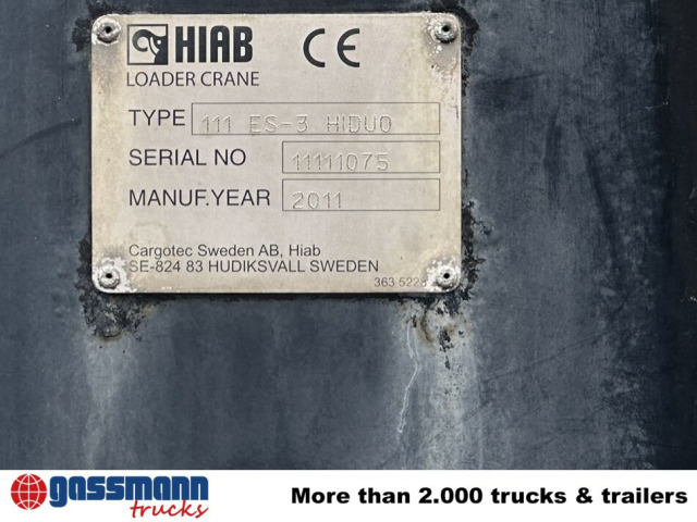 MAN TGM 18.290 4x2 LL, EEV, Kran Hiab XS 111 ES-3 - شاحنة قلاب, شاحنة كرين: صورة 2 MAN TGM 18.290 4x2 LL, EEV, Kran Hiab XS 111 ES-3 - شاحنة قلاب, شاحنة كرين: صورة 2