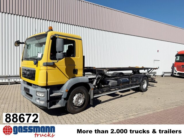 MAN TGM 18.290 4x2 LL, Hydr. Hubrahmen - شاحنات الحاويات / جسم علوي قابل للتغيير شاحنة: صورة 1 MAN TGM 18.290 4x2 LL, Hydr. Hubrahmen - شاحنات الحاويات / جسم علوي قابل للتغيير شاحنة: صورة 1