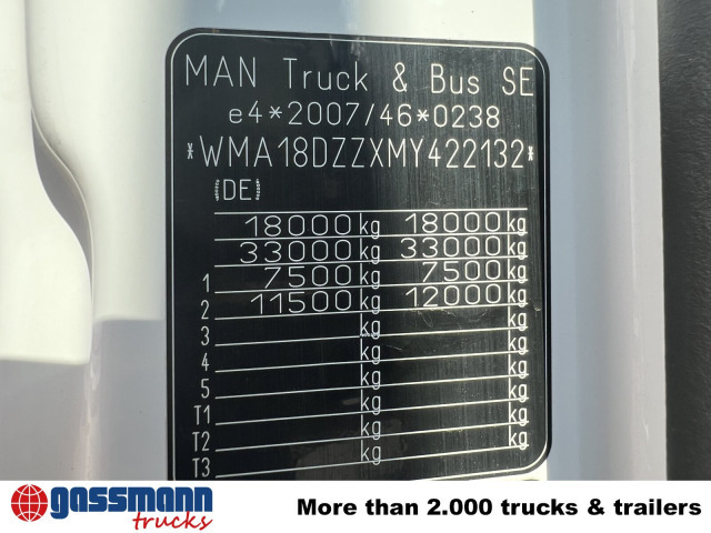 MAN TGM 18.320 4x2 BL, Hiab Tele-Absetzanlage, Funk - شاحنة نقل المخلفات: صورة 3 MAN TGM 18.320 4x2 BL, Hiab Tele-Absetzanlage, Funk - شاحنة نقل المخلفات: صورة 3