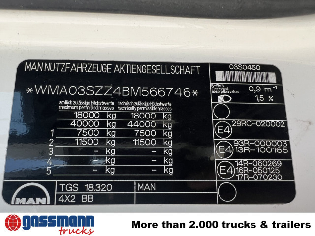 MAN TGS 18.320 4x2 BB, Tele-Absetzer - شاحنة نقل المخلفات: صورة 5 MAN TGS 18.320 4x2 BB, Tele-Absetzer - شاحنة نقل المخلفات: صورة 5