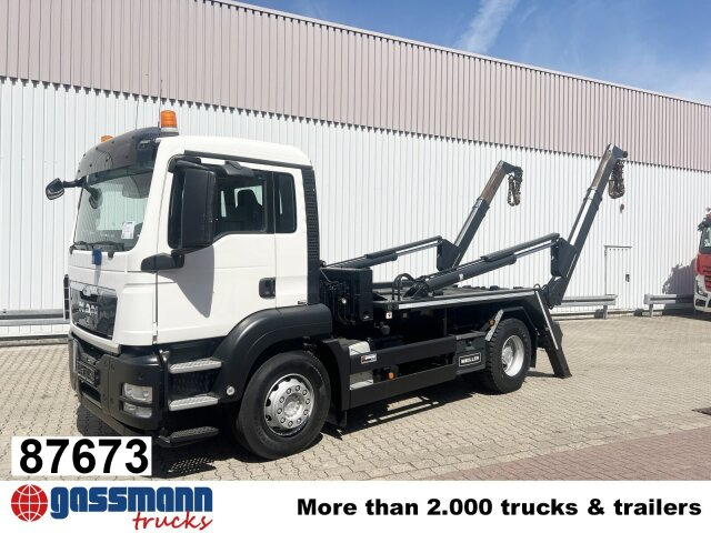 MAN TGS 18.320 4x2 BB, Tele-Absetzer - شاحنة نقل المخلفات: صورة 1 MAN TGS 18.320 4x2 BB, Tele-Absetzer - شاحنة نقل المخلفات: صورة 1