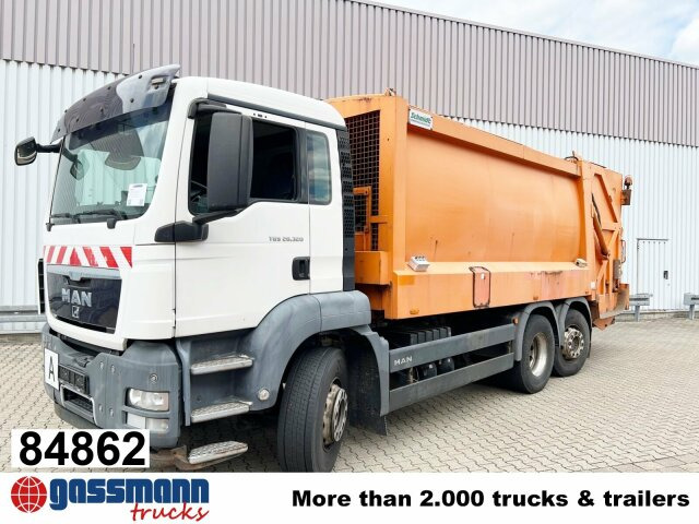 MAN TGS 26.320/400 6x2-4 BL, Lift-/Lenkachse, Heil - شاحنة النفايات: صورة 1 MAN TGS 26.320/400 6x2-4 BL, Lift-/Lenkachse, Heil - شاحنة النفايات: صورة 1