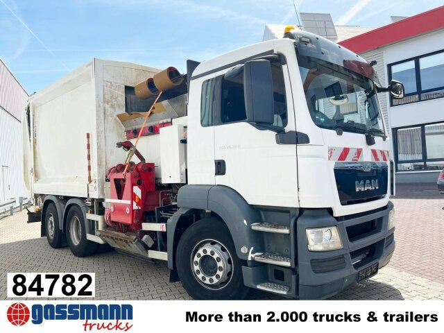 MAN TGS 26.320/400 6x2-4 LL, Rechtslenker, Retarder, - شاحنة النفايات: صورة 1 MAN TGS 26.320/400 6x2-4 LL, Rechtslenker, Retarder, - شاحنة النفايات: صورة 1
