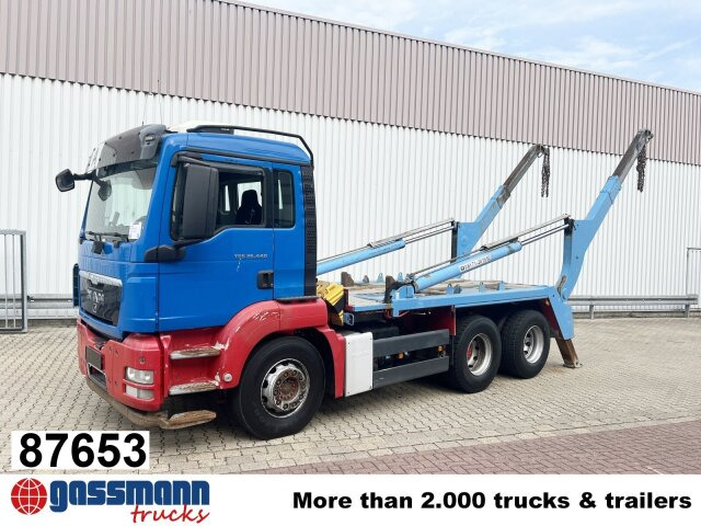 MAN TGS 26.440 6X4 BB, Tele-Absetzer - شاحنة نقل المخلفات: صورة 1 MAN TGS 26.440 6X4 BB, Tele-Absetzer - شاحنة نقل المخلفات: صورة 1
