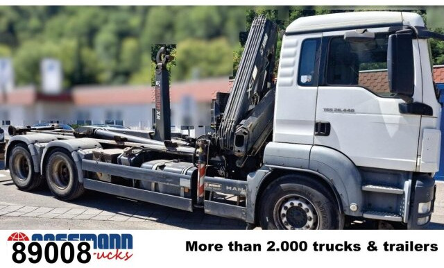 MAN TGS 26.440 BB/6x4 Hiab Kran 166 BS-2-Hiduo, - شاحنة ذات خطاف, شاحنة كرين: صورة 1 MAN TGS 26.440 BB/6x4 Hiab Kran 166 BS-2-Hiduo, - شاحنة ذات خطاف, شاحنة كرين: صورة 1