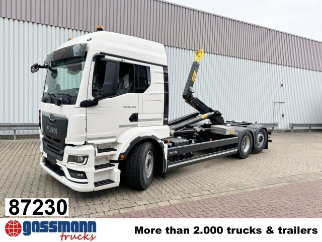 MAN TGS 26.470 6x2-4 LL CH, Retarder, Navi, - شاحنة ذات خطاف: صورة 1 MAN TGS 26.470 6x2-4 LL CH, Retarder, Navi, - شاحنة ذات خطاف: صورة 1