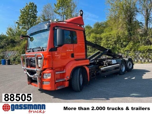 MAN TGS 26.480 6x2-4 BL, Intarder, Lenk-/Liftachse, - شاحنة ذات خطاف: صورة 1 MAN TGS 26.480 6x2-4 BL, Intarder, Lenk-/Liftachse, - شاحنة ذات خطاف: صورة 1