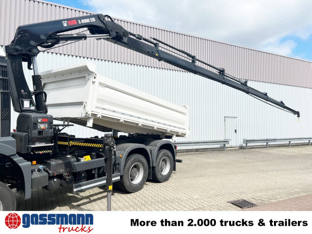 MAN TGS 33.430 6x6 BB CH mit Kran Hiab X-HiDuo 228 - شاحنة قلاب, شاحنة كرين: صورة 2 MAN TGS 33.430 6x6 BB CH mit Kran Hiab X-HiDuo 228 - شاحنة قلاب, شاحنة كرين: صورة 2