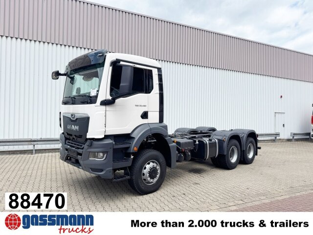 MAN TGS 33.480 6x6 BB CH, Hohe Bauart, Nebenantrieb - شاحنة هيكل كابينة: صورة 1 MAN TGS 33.480 6x6 BB CH, Hohe Bauart, Nebenantrieb - شاحنة هيكل كابينة: صورة 1