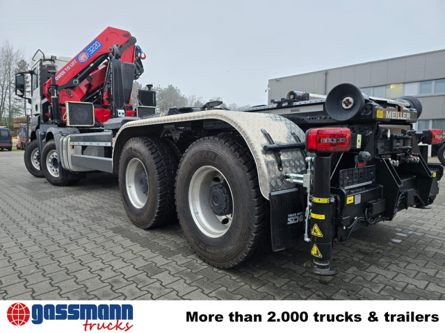 MAN TGS 35.480 8X4 BL, Intarder, Kran HMF 3220-K6, - شاحنة ذات خطاف, شاحنة كرين: صورة 4 MAN TGS 35.480 8X4 BL, Intarder, Kran HMF 3220-K6, - شاحنة ذات خطاف, شاحنة كرين: صورة 4
