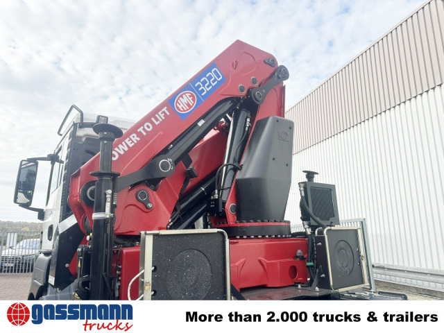 MAN TGS 35.480 8X4 BL, Intarder, Kran HMF 3220-K6, - شاحنة ذات خطاف, شاحنة كرين: صورة 2 MAN TGS 35.480 8X4 BL, Intarder, Kran HMF 3220-K6, - شاحنة ذات خطاف, شاحنة كرين: صورة 2