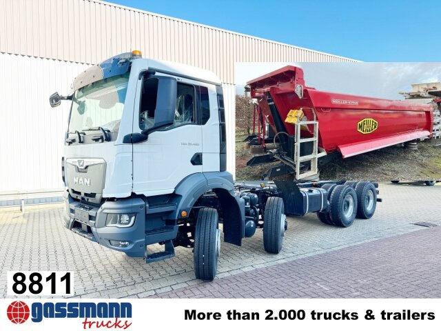 MAN TGS 35.480 8x6H BL CH, HydroDrive, Navi, Meiller - شاحنة التعدين: صورة 1 MAN TGS 35.480 8x6H BL CH, HydroDrive, Navi, Meiller - شاحنة التعدين: صورة 1