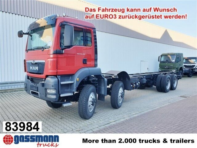 MAN TGS 41.480 8X6 BB - شاحنة هيكل كابينة: صورة 1 MAN TGS 41.480 8X6 BB - شاحنة هيكل كابينة: صورة 1