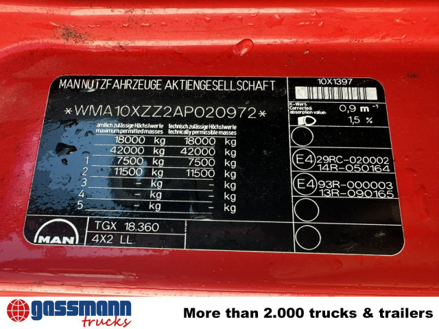 MAN TGX 18.360 4X2 LL, Fahrschule - شاحنات الحاويات / جسم علوي قابل للتغيير شاحنة: صورة 3 MAN TGX 18.360 4X2 LL, Fahrschule - شاحنات الحاويات / جسم علوي قابل للتغيير شاحنة: صورة 3