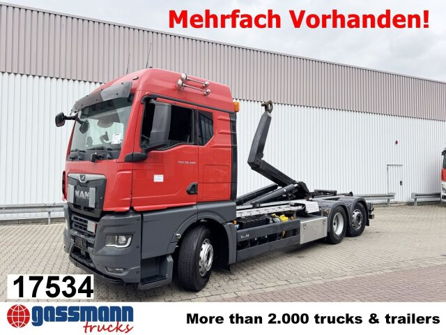MAN TGX 26.470 6X2-4 BL, Lenk-/Liftachse, - شاحنة ذات خطاف: صورة 1 MAN TGX 26.470 6X2-4 BL, Lenk-/Liftachse, - شاحنة ذات خطاف: صورة 1