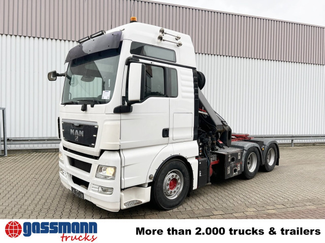 وحدة جر MAN TGX 26.480 6x4 BLS mit Kran Hiab 288E-6 Hipro,: صورة 10