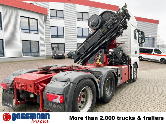 وحدة جر MAN TGX 26.480 6x4 BLS mit Kran Hiab 288E-6 Hipro,: صورة 13