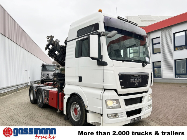 وحدة جر MAN TGX 26.480 6x4 BLS mit Kran Hiab 288E-6 Hipro,: صورة 12