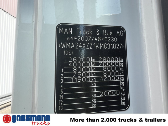 وحدة جر MAN TGX 26.500 6X2/4 BLS, Intarder,: صورة 6