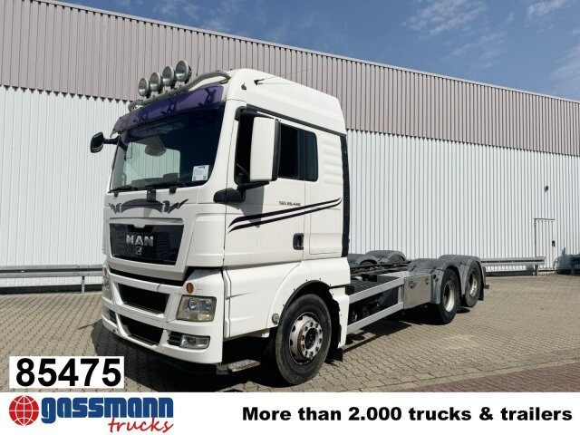MAN TGX 28.440 6X2-2 BL, Liftachse, Motorabtrieb - شاحنة هيكل كابينة: صورة 1 MAN TGX 28.440 6X2-2 BL, Liftachse, Motorabtrieb - شاحنة هيكل كابينة: صورة 1