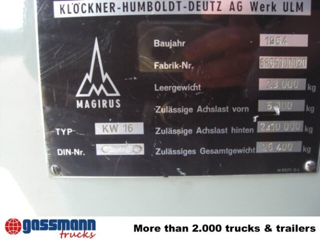 Magirus Deutz Magirus Uranus 250D 22 KW16 - سيارة إطفاء, شاحنة كرين: صورة 4 Magirus Deutz Magirus Uranus 250D 22 KW16 - سيارة إطفاء, شاحنة كرين: صورة 4