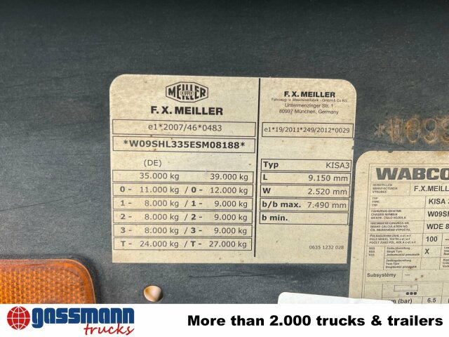 Meiller MHPS 12/27, Stahlmulde ca. 26m³, Liftachse - قلابة نصف مقطورة نصف مقطورة قلابة: صورة 2 Meiller MHPS 12/27, Stahlmulde ca. 26m³, Liftachse - قلابة نصف مقطورة نصف مقطورة قلابة: صورة 2