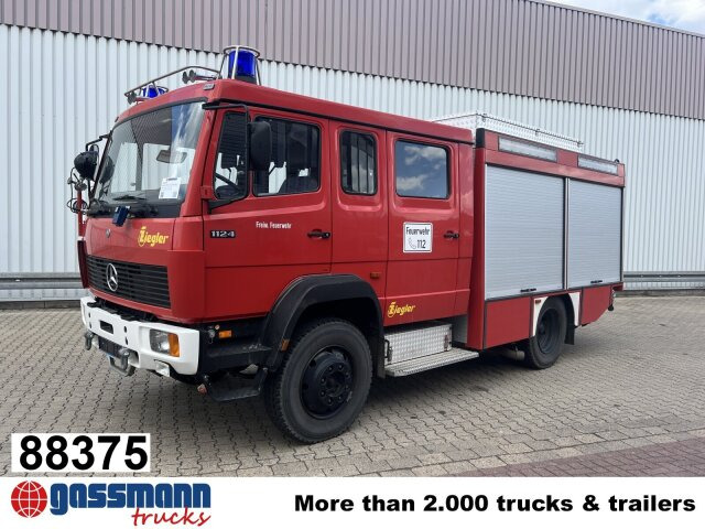 Mercedes-Benz 1124 AF 4x4 Doka, TLF 16/25, 2800l - سيارة اسعاف: صورة 1 Mercedes-Benz 1124 AF 4x4 Doka, TLF 16/25, 2800l - سيارة اسعاف: صورة 1