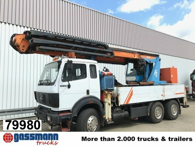 Mercedes-Benz 2638 K 6x4 mit Heckkran Palfinger PK 68000 - شاحنة كرين: صورة 1 Mercedes-Benz 2638 K 6x4 mit Heckkran Palfinger PK 68000 - شاحنة كرين: صورة 1