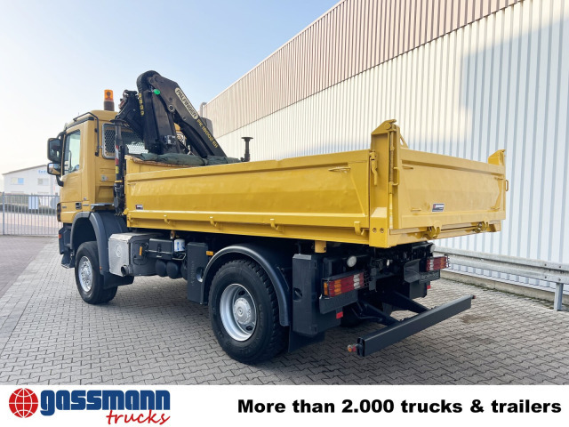 شاحنة قلاب, شاحنة كرين Mercedes-Benz Actros 1841 AK 4x4, EEV, Kran Palfinger: صورة 13